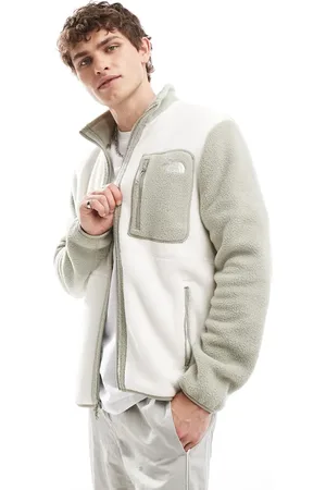 The North Face – Yumiori – Fleece-Sweatshirt in gebrochenem mit Farbblockdesign und durchgehendem Reißverschluss