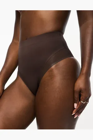 ASOS – Contouring – Figurformender Slip in mit mittlerem Halt, hohem Bund und Netzstoff-Einsatz