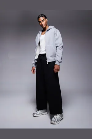 ASOS – Verkürzte Ballon-Jogginghose aus schwerem Material in