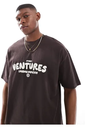 ASOS – Kastiges Oversize-T-Shirt in mit Schriftzug-Grafik