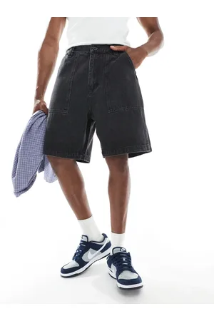 Santa Cruz – Opus Dot – Shorts in Schwarz mit Punkt-Print und Workwear-Design