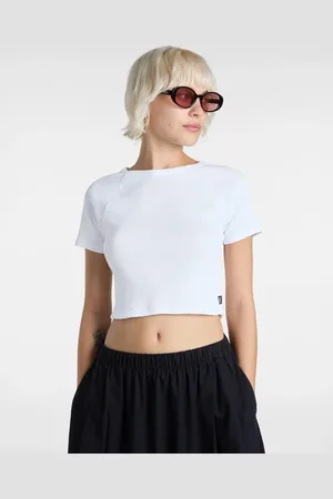 Vans – Drew – Knapp geschnittenes T-Shirt in