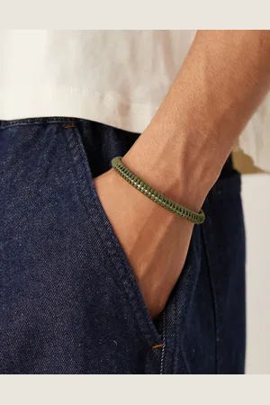 ASOS – Stoff-Armbänder in Khaki