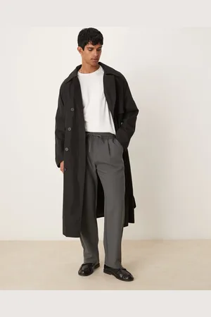 ASOS – Schwarzer Trenchcoat