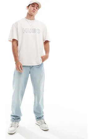 Hugo Blue – Nitlogo – Oversize-T-Shirt in