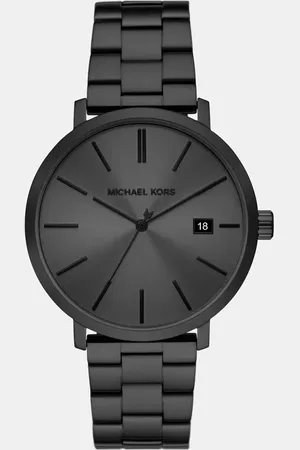 Michael Kors – Blake – Herrenuhr aus schwarzem Edelstahl mit drei Zeigern