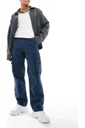 ASOS – Weit geschnittene Cargohose aus schwerem Twill