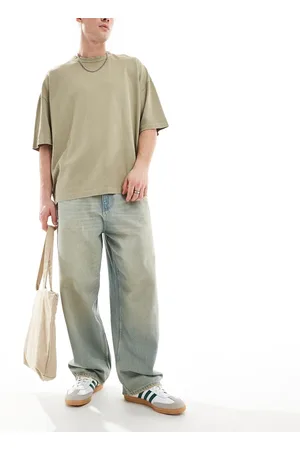 Pull&Bear – Skater-Jeans in Hellblau