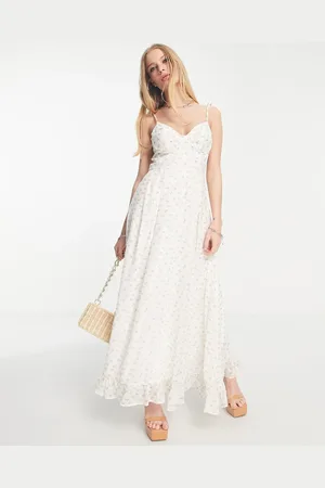 Sister Jane Dream – Camisole-Maxikleid mit zartem Rosenmuster