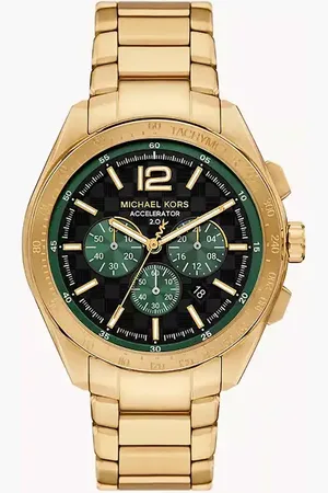 Michael Kors – Accelerator 2.0 – Chronograph für Herren aus goldfarbenem Edelstahl