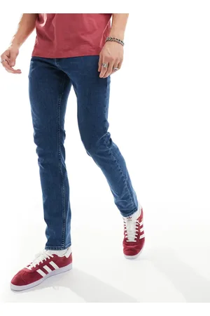 HUGO BOSS – Delaware – Gerade geschnittene Jeans in mittlerer Waschung