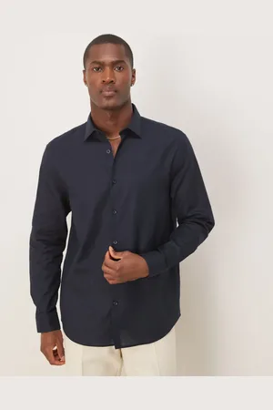 ASOS – Elegantes Hemd aus Leinenmix in mit regulärem Schnitt