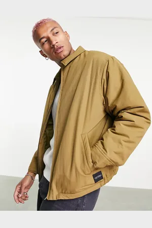 Topman – Oversize-Trainingsjacke in Khaki
