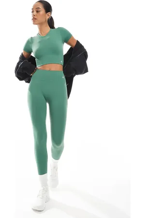 4th & Reckless – Nahtlose, figurformende Sport-Leggings in mit hohem Bund, Kombiteil