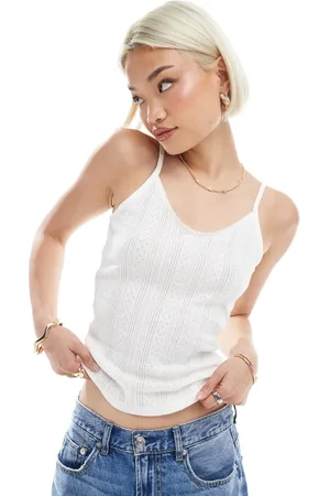 VERO MODA – Camisole-Oberteil aus Pointelle in