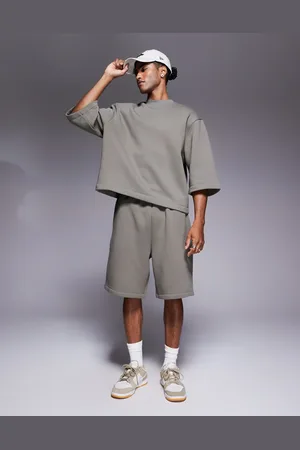 ASOS – Längere Shorts in Khaki