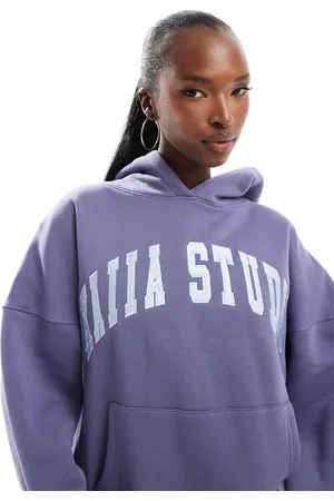 Kaiia – Oversize-Kapuzenpullover in mit „Studio“-Logo, Kombiteil