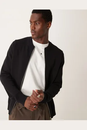 MANGO – Weiche Jersey-Strickjacke in mit Reißverschluss