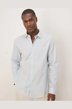 ASOS – Elegantes Hemd aus Leinenmix in mit regulärem Schnitt