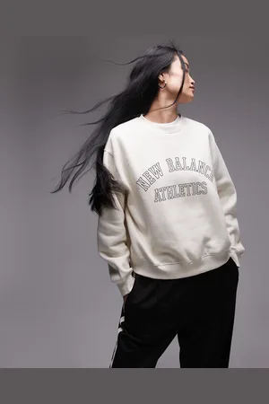 New Balance – Sweatshirt in gebrochenem mit Print