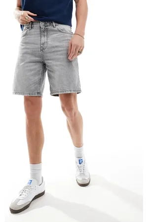 Pull&Bear – Jeansshorts in verwaschenem