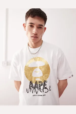 A Bathing Ape – T-Shirt in mit Logo im Military-Muster