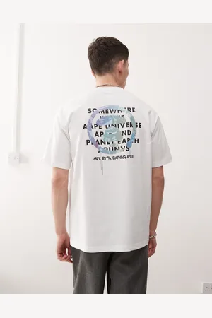 A Bathing Ape AAPE BY A BATHING APE – T-Shirt mit buntem Logoprint auf dem Rücken