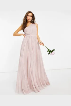 ANAYA With Love – Bridesmaid – Maxikleid aus Tüll mit One-Shoulder-Träger in