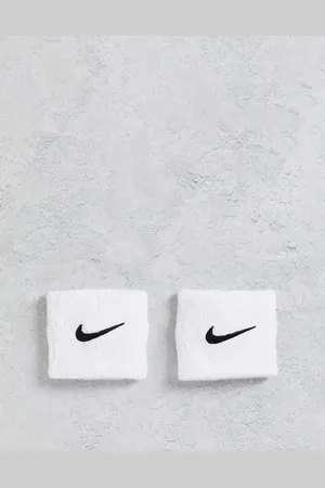 Nike – 2er-Pack Schweißbänder in Weiß und mit Swoosh-Logo