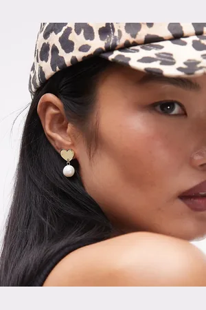 Bimba y Lola – Goldfarbene Ohrringe mit Perlen