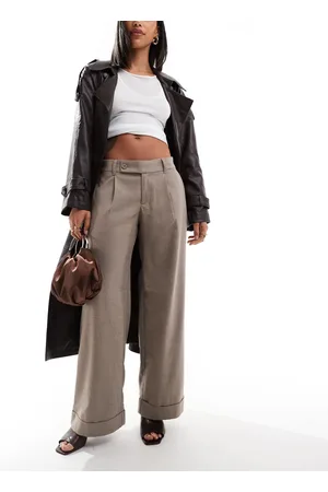 Hollister – Elegante Hose in kariertem mit weitem Schnitt