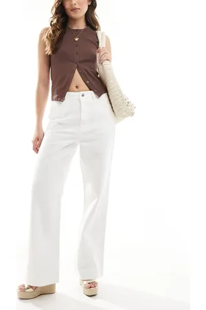 New Look – Adalae – Jeans in mit weitem Bein
