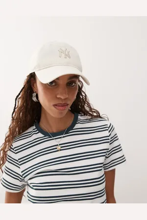 New Era – NY Yankees 9twenty – Kappe aus Leinen in Beige