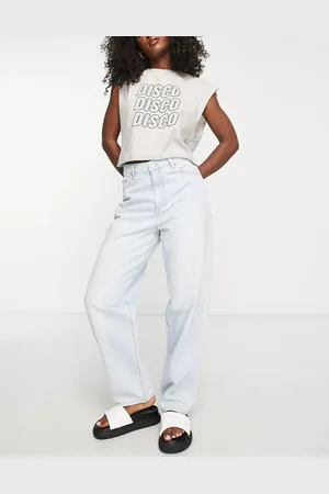 Dr Denim – Bella – Ballon-Jeans in ausgebleichter Waschung