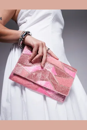 True Decadence – Envelope-Clutch in mit Paillettenmuster
