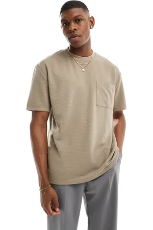 ASOS – Locker geschnittenes T-Shirt in mit Brusttasche