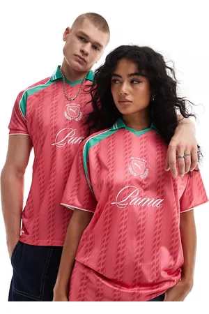PUMA – Fußballtrikot mit Archivdruck in und Grün – exklusiv bei ASOS
