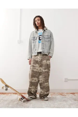 A Bathing Ape AAPE by A BATHING APE – Jeansjacke in Hellblau mit Kapuze und Rücken-Stickerei