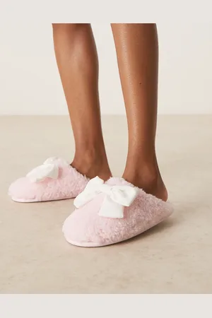 Boux Avenue – Mules in mit großer Schleife