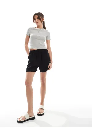 New Look – Leinen-Shorts in zum Hineinschlüpfen