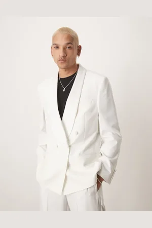 ASOS – Regulär geschnittene Anzugjacke im Smoking-Stil in