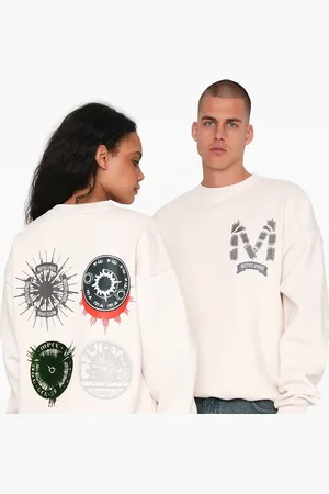 Multiply Apparel – Assortment – Oversize-Sweatshirt in Wollweiß