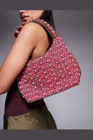 True Decadence – Perlenbesetzte Schultertasche in