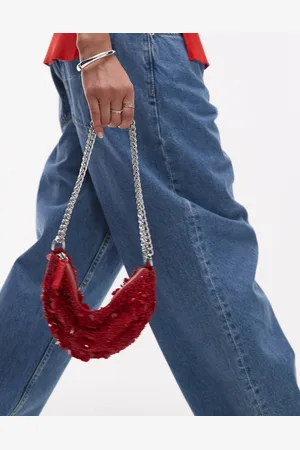 Topshop – Sian – Schultertasche in mit Paillettenverzierung