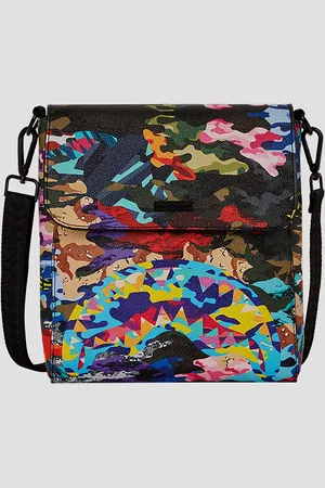 Sprayground Sliced And Diced Camo Messenger Umhängetasche