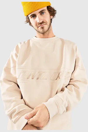 Santa Cruz Tonal Stripe Panel Crew Sweater