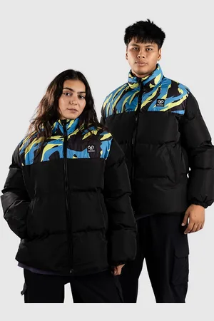 Polypop Tigra Pattern Chest Puffer Jacke