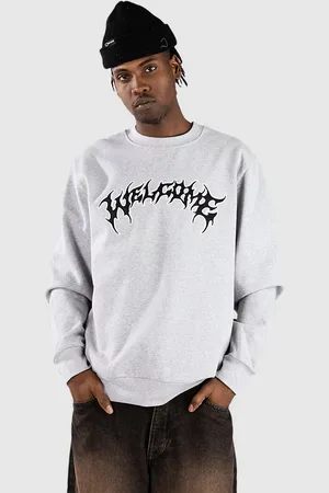 Welcome Barb Applique Crew Sweater