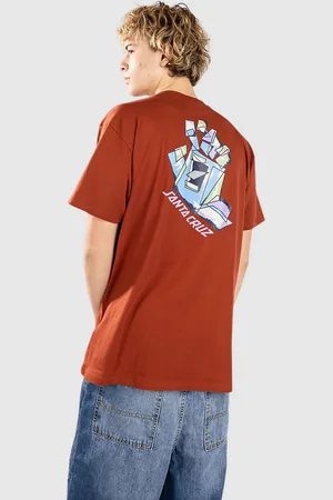 Santa Cruz Screaming Scratched Hand Strip T-Shirt