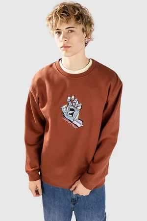 Santa Cruz Screaming Scratched Hand Strip Sweater